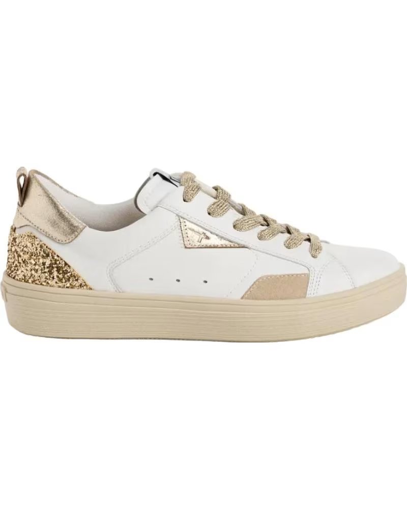 TAMARIS 1-23706-46 SNEAKER MIT SCHNÜRUNG UND METALLIC-DETAILS AMARILLO