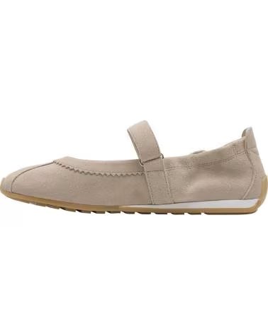 TAMARIS BALLERINA 1-22145-46 AUS BEIGEM WILDLEDER BEIGE
