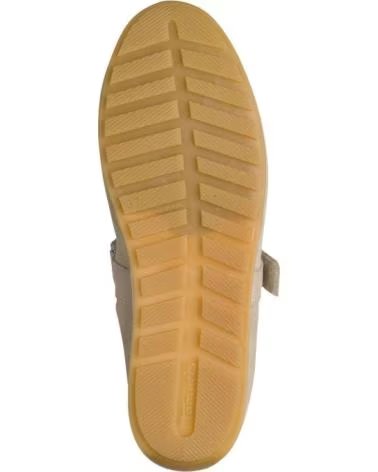 TAMARIS BALLERINA 1-22145-46 AUS BEIGEM WILDLEDER BEIGE