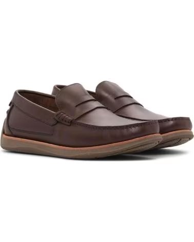 LOTTUSSE SAILOR LL07843-002 SLIPPER AUS BRAUNEM LEDER MARRóN