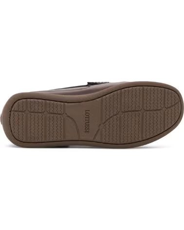 LOTTUSSE SAILOR LL07843-002 SLIPPER AUS BRAUNEM LEDER MARRóN