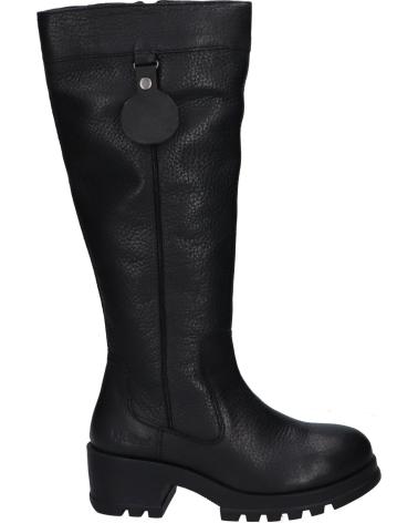 Woman boots KICKERS 911561-50 KICK HIGHER COW YANKEE 8 NOIR