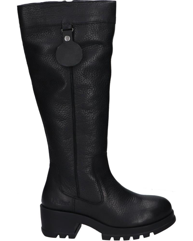 Woman boots KICKERS 911561-50 KICK HIGHER COW YANKEE 8 NOIR