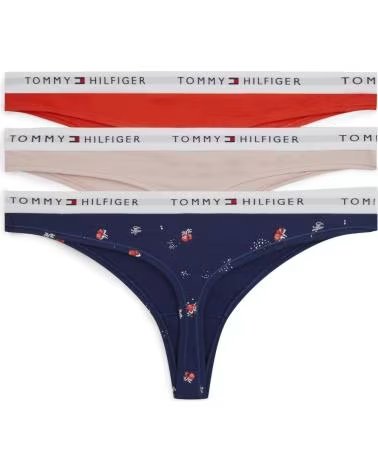 TOMMY HILFIGER PACK DE 3 TANGAS EXT SIZES 0SN