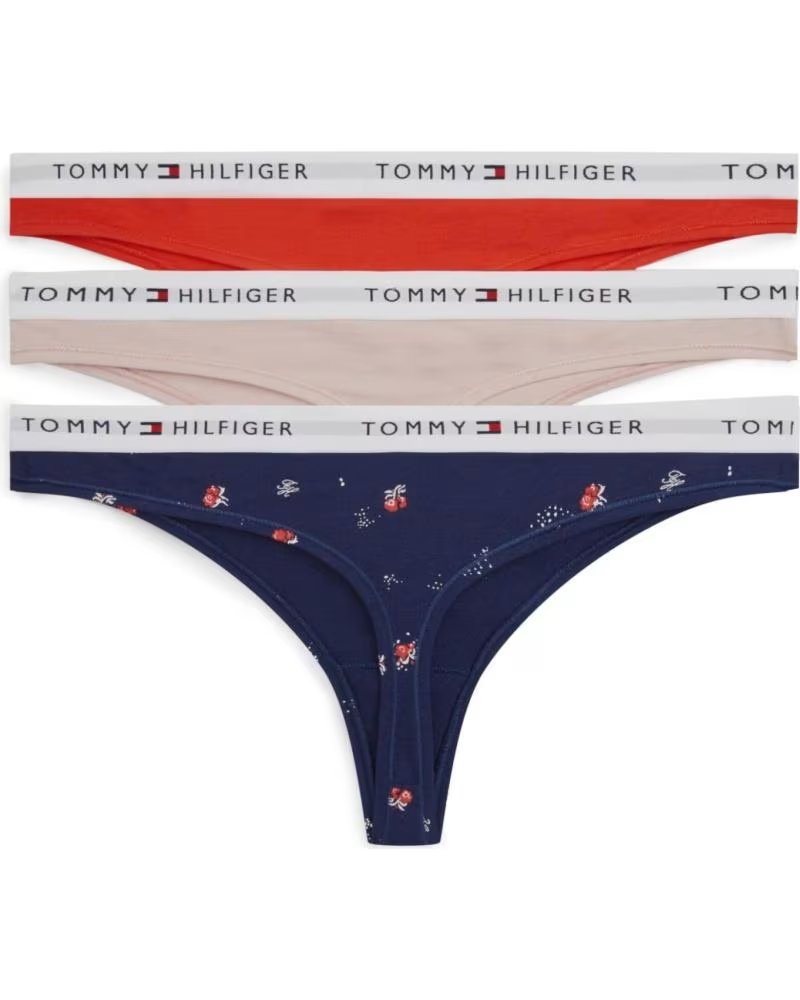 TOMMY HILFIGER PACK DE 3 TANGAS EXT SIZES 0SN