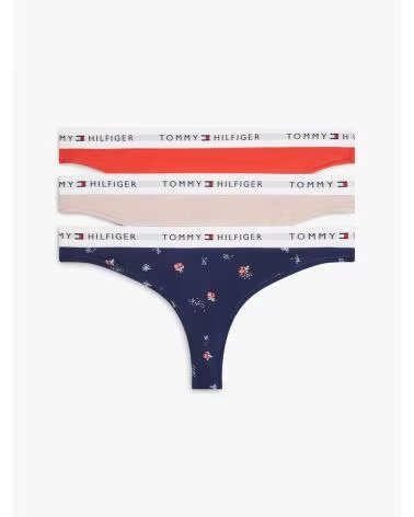 TOMMY HILFIGER PACK DE 3 TANGAS EXT SIZES 0SN