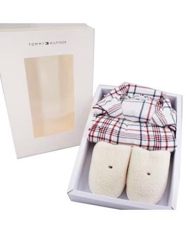 TOMMY HILFIGER Pijama 1000144249 en blanco para mujer BLANCO
