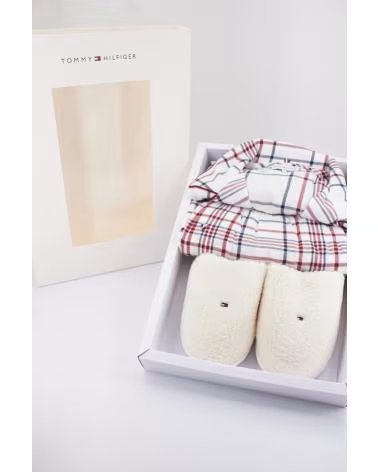 TOMMY HILFIGER Pijama 1000144249 en blanco para mujer BLANCO