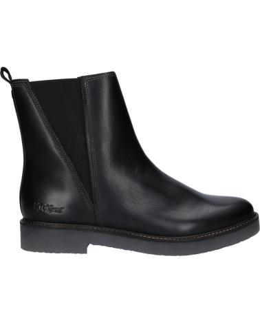 Woman Mid boots KICKERS 911150-50 KICK OXIS CUIR UPCAR 8 NOIR