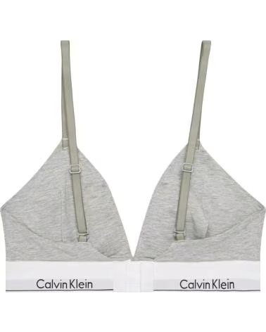 CALVIN KLEIN SOUTIEN-GORGE TRIANGLE LIGHTLY LINED ICON COTTON MODAL 100-BLANCO P7A
