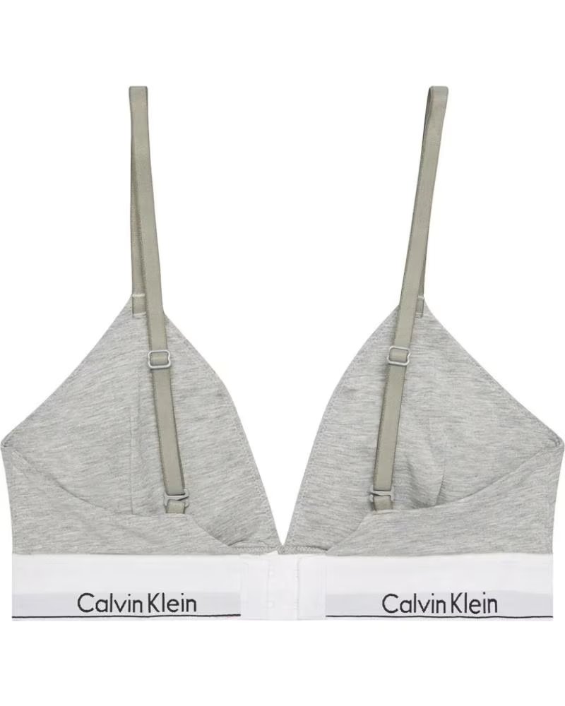 CALVIN KLEIN SOUTIEN-GORGE TRIANGLE LIGHTLY LINED ICON COTTON MODAL 100-BLANCO P7A