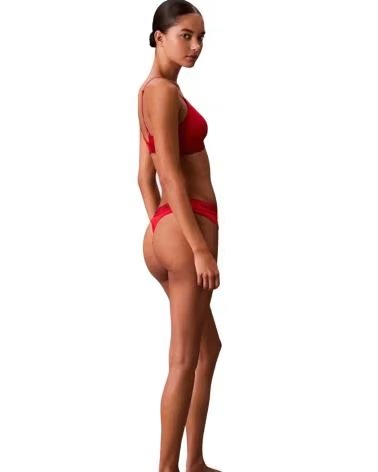 CALVIN KLEIN Tanga Modern Cotton en rojo para mujer