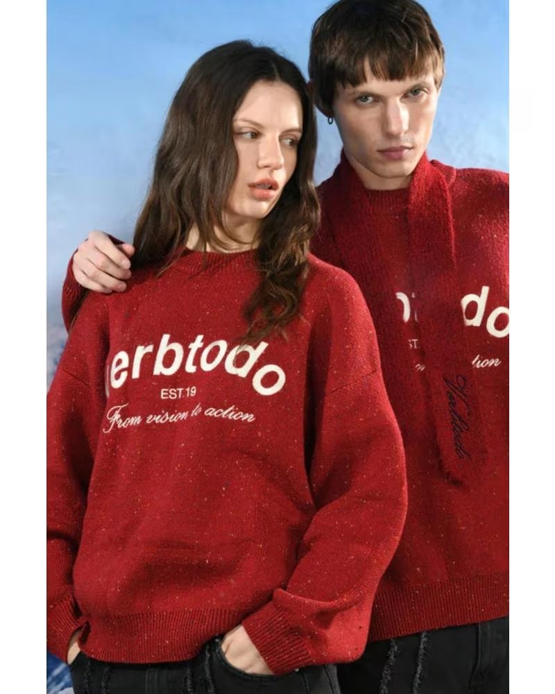 VERB TO DO JERSEIS MUJER MODELO KVTD OV COLOR ROJO GRAIN