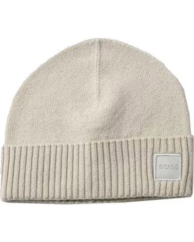 BOSS BEANIE MODEL AKAIO R, TEXTILE DESIGN IN BEIGE 271