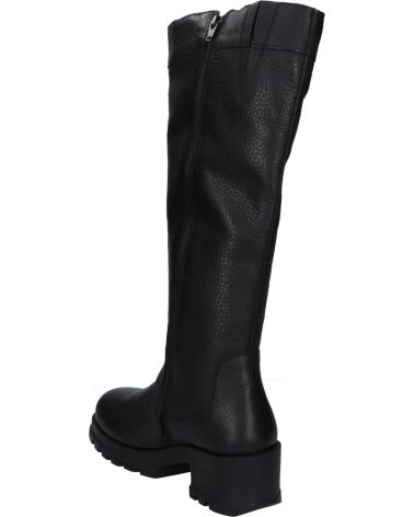 Woman boots KICKERS 911561-50 KICK HIGHER COW YANKEE 8 NOIR