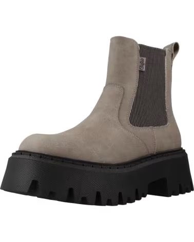 BUFFALO STIVALETTI 1270118B STILE CHELSEA CON PLATEAU GREY