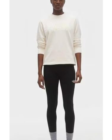 THE NORTH FACE SUDADERA W DREW PEAK LIGHT REGULAR CREW DUNE-LEMON MIST EN BLANCO PARA MUJER WHITE
