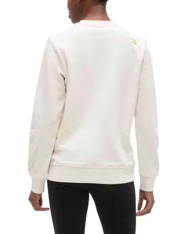 THE NORTH FACE SUDADERA W DREW PEAK LIGHT REGULAR CREW DUNE-LEMON MIST EN BLANCO PARA MUJER WHITE
