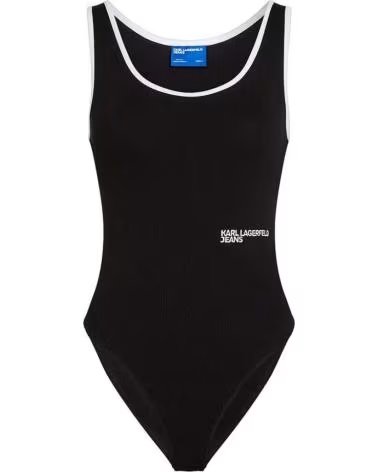 KARL LAGERFELD BODY JEANS A COSTE CON LOGO BLACK