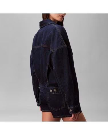 CALVIN KLEIN CHAQUETA VAQUERA MUJER JEANS MODELO LV047F780G COLOR NEGRO G GWI