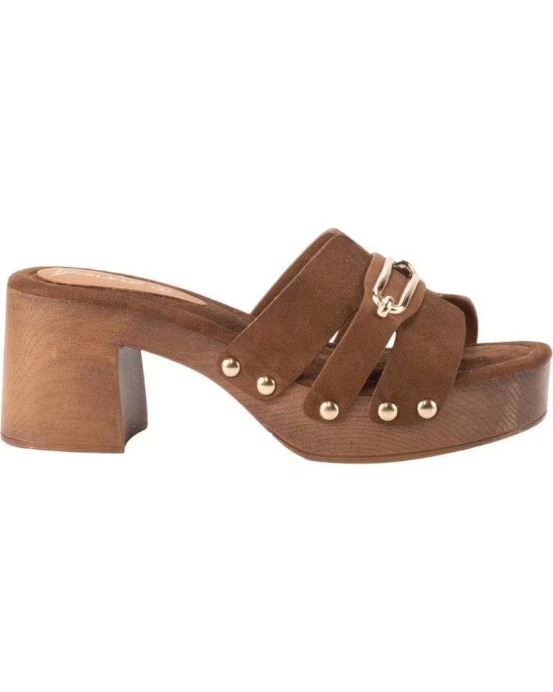 KESLEM SABOTS EN CUIR HLG588-510 CUERO