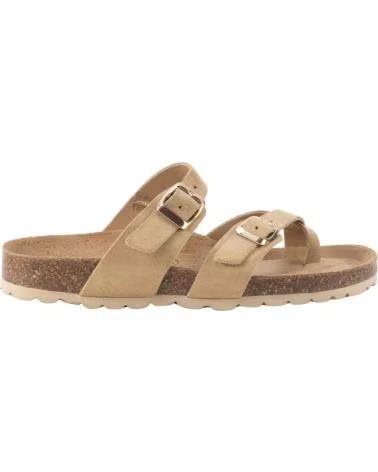 KESLEM SANDALI 333-347 TAUPE CON FIBBIE REGOLABILI