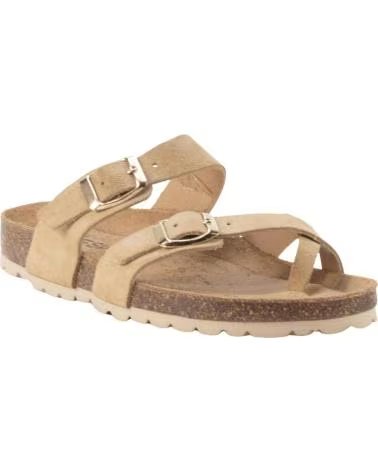KESLEM SANDALI 333-347 TAUPE CON FIBBIE REGOLABILI