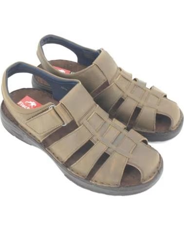 FLUCHOS SANDALIA FLUJIC COLOR KAKI 12968 MARRóN