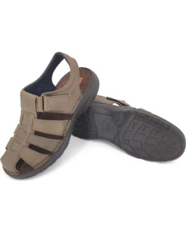 FLUCHOS SANDALIA FLUJIC COLOR KAKI 12968 MARRóN