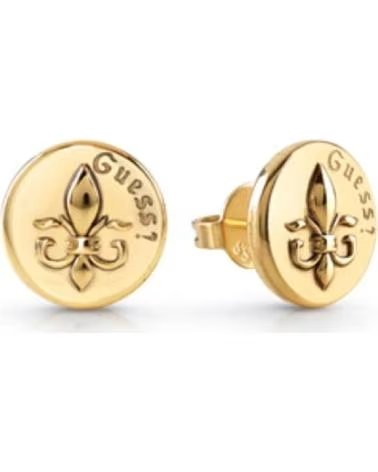GUESS PENDIENTES UME70006 CON DISEÑO DE FLOR DE LIS