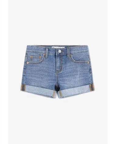 SHORT VAQUERO LEVIS NIÑA 3EH272 CELESTE CELESTE