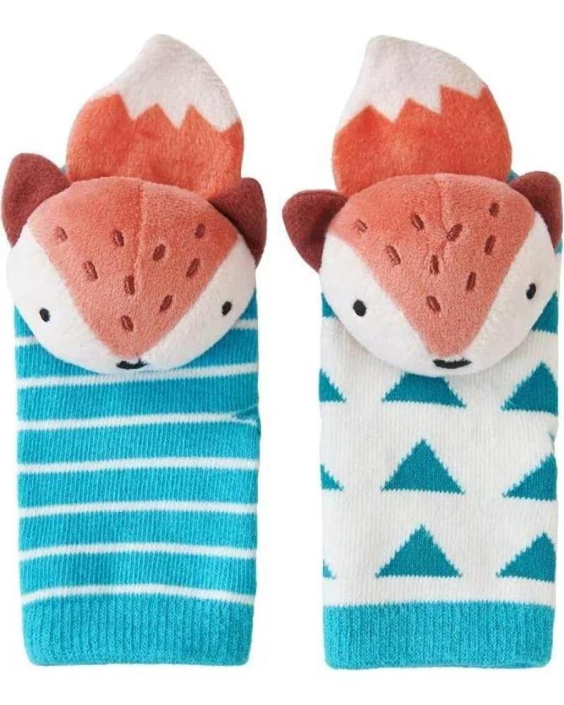 ATTIPAS MEIAS DE ESTIMULAÇÃO ATTISOCKS FOX AZUL CELESTE