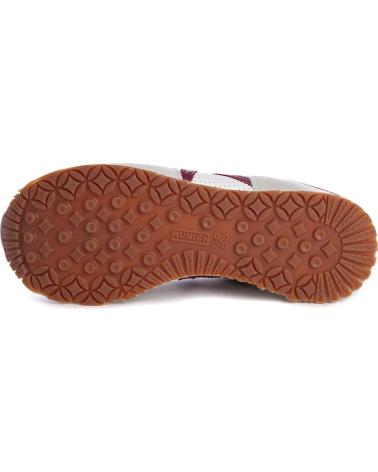 Sportivo per Donna e Bambina MUNICH MASSANA SKY 162 BLANCO-BEIGE-ANIMAL PRINT