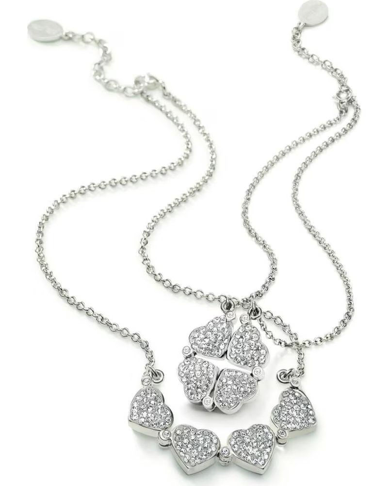FOLLI FOLLIE COLLAR 3N0F013C CON COLGANTE DE CORAZONES