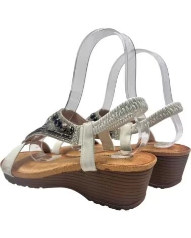 TIMBOS BEQUEME KEILSANDALEN 132976 WEISS BLANCO