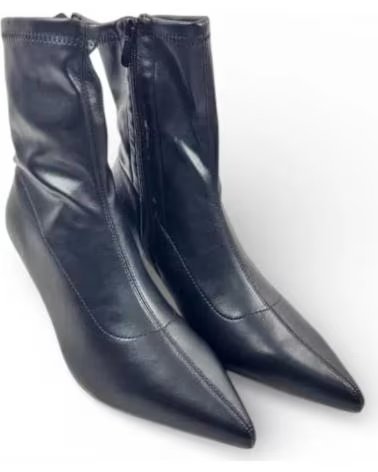 TIMBOS BOTINS ELÁSTICOS DE SALTO 132189 PRETO NEGRO