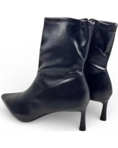 TIMBOS BOTINS ELÁSTICOS DE SALTO 132189 PRETO NEGRO