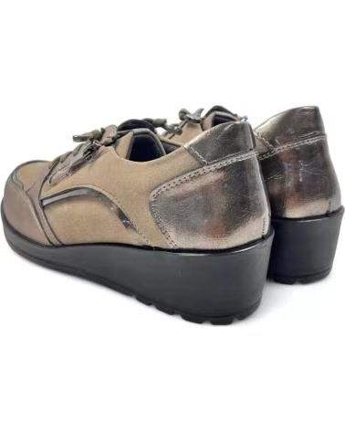 TIMBOS TÉNIS DESPORTIVOS COM CUNHA INTERIOR TAUPE 132065 VERDE