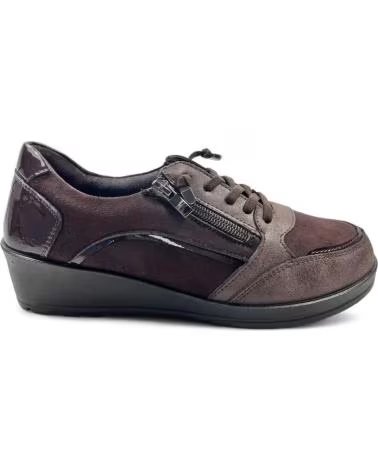 TIMBOS SPORT-SNEAKER MIT INNENKEIL BRAUN 132066 MARRóN