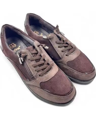 TIMBOS SPORT-SNEAKER MIT INNENKEIL BRAUN 132066 MARRóN
