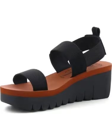FLY LONDON SANDÁLIA MULHER YACI 594 - PRETO NEGRO