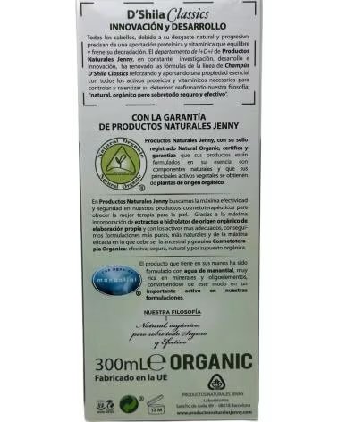 DSHILA D´SHILA CHAMPÔ PROTEICO DE COCO 300ML - TRATAMENTO PARA CABELOS LOIROS