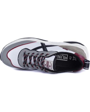 Sneaker für Damen und Herren und Mädchen und Junge MUNICH WAVE 85 BLANCO-BURDEOS