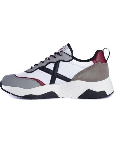 Sneaker für Damen und Herren und Mädchen und Junge MUNICH WAVE 85 BLANCO-BURDEOS