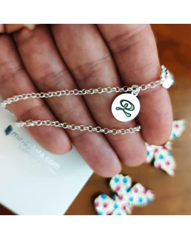 MINOPLATA PULSERA TOBILLERA INDALO EN PLATA DE LEY