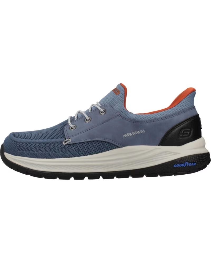 SKECHERS ZAPATILLAS HOMBRE MODELO MEROE ALDEN COLOR AZUL BLU