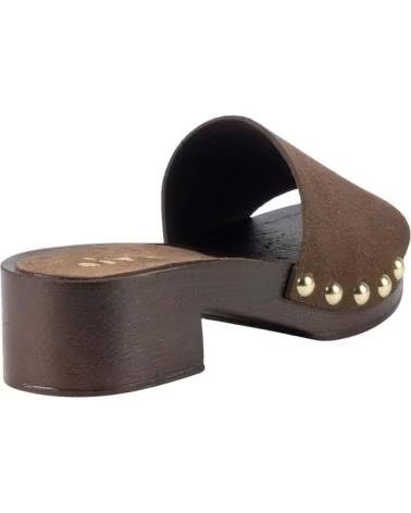 KESLEM ZOCCOLI 9326 IN CAMOSCIO MARRONE MARRON