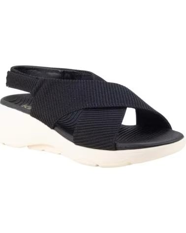 KESLEM SANDALO 33K92 CON CINTURINI INCROCIATI NEGRO