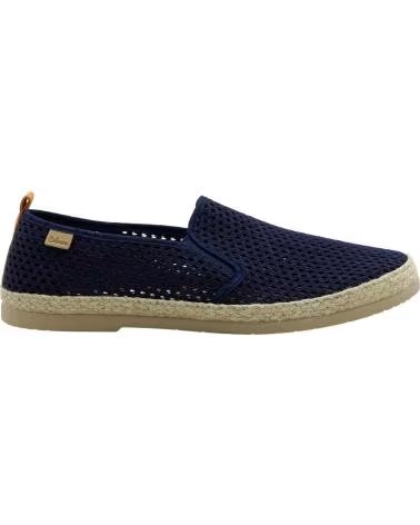 CABRERA 532 ESPADRILLES DÉCONTRACTÉES EN FILET BLEU MARINE MARINO