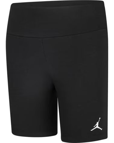 JORDAN MALLA CORTA PARA NIÑA, MODELO 45D858-023 EN COLOR NEGRO